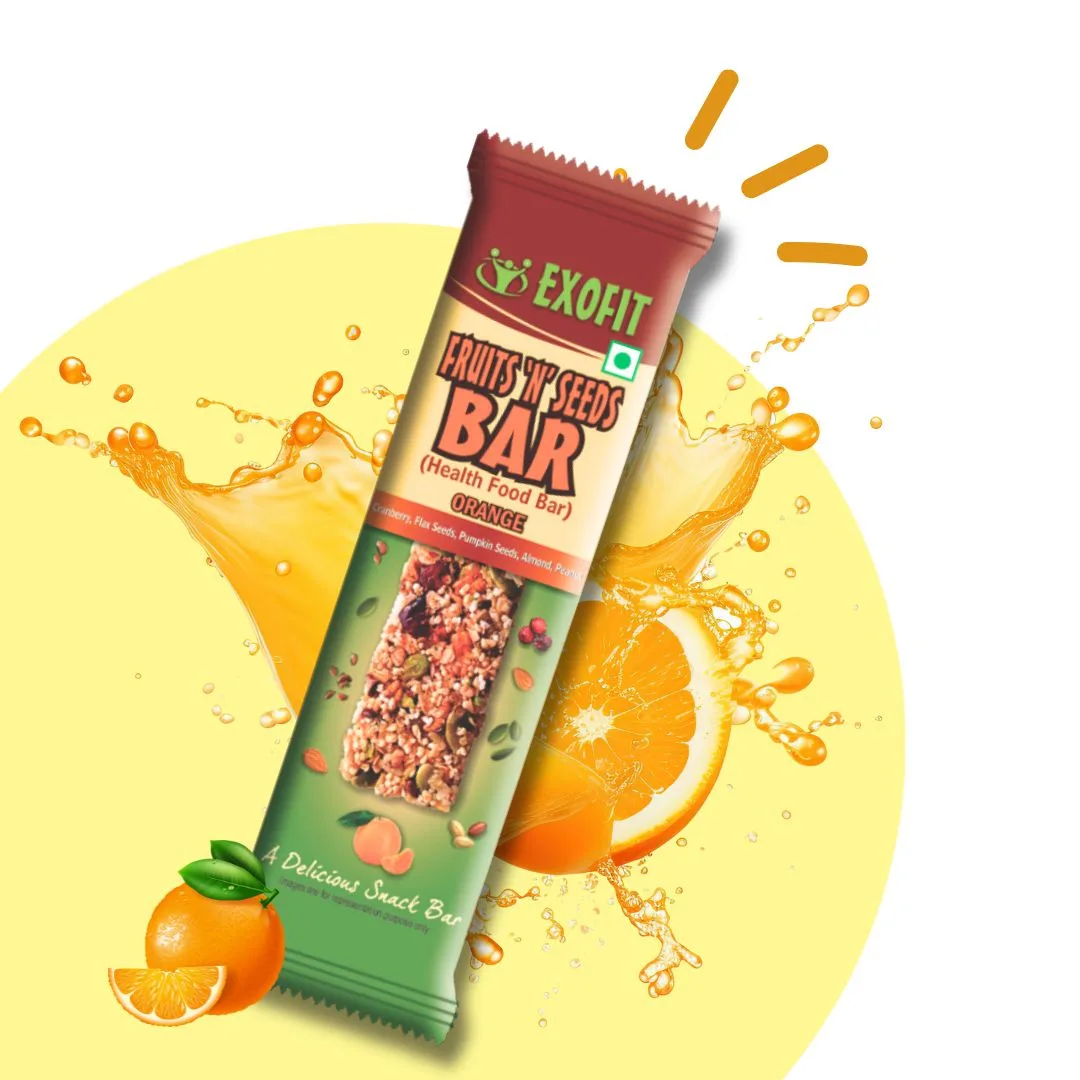Exofit Fruits ‘N’ Seeds Bar -35g (Pack of 6 Bars)