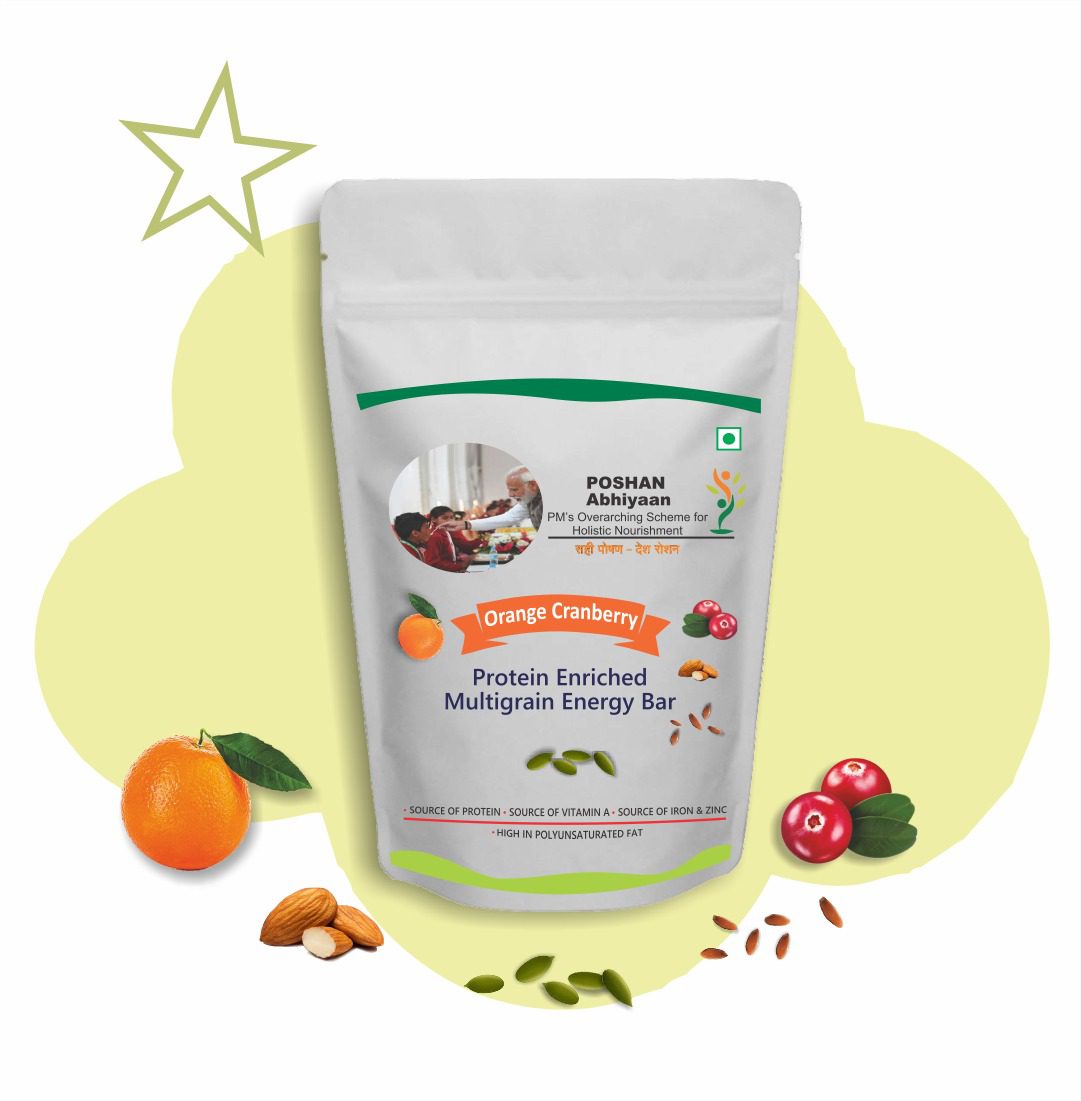 Protein Enriched Multigrain Energy Bar - Orange Cranberry