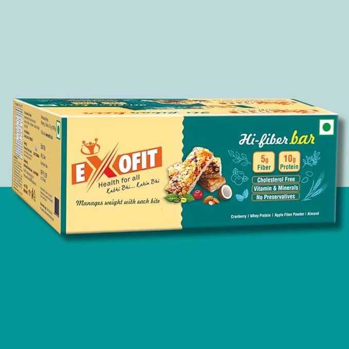 Exofit Hi - Fiber Bar-35g (Pack of 6 Bars) - Image 3