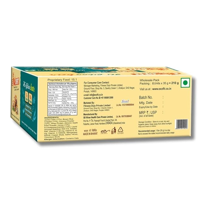 Exofit Hi - Fiber Bar-35g (Pack of 6 Bars) - Image 4
